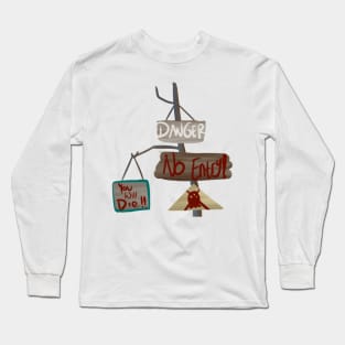 danger area Long Sleeve T-Shirt